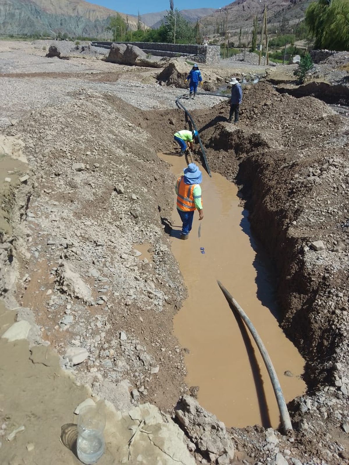 Agua Potable de Jujuy solucionó inconveniente en Purmamarca