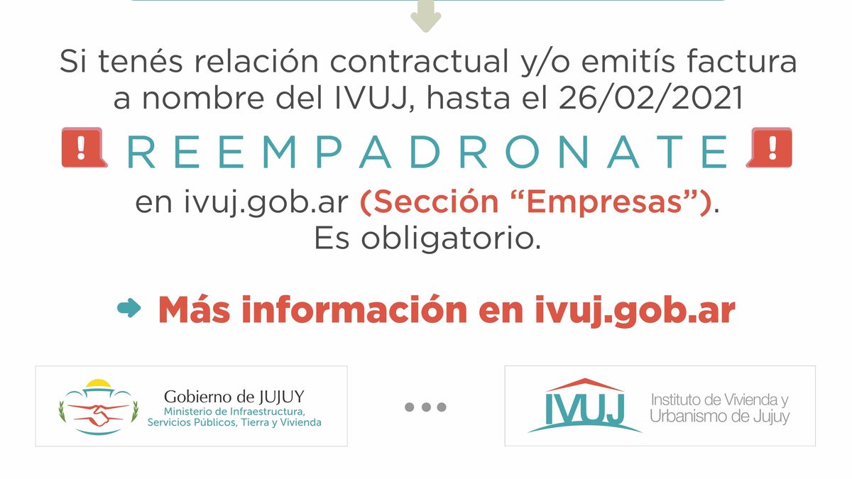 Ivuj Hasta El De Febrero Se Extendi El Reempadronamiento De