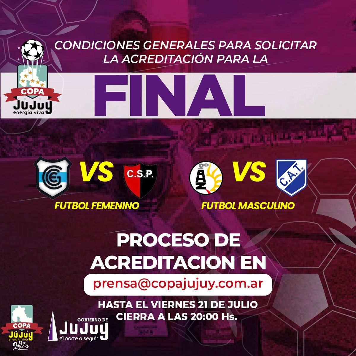 Acreditaciones Copa Jujuy Energ A Viva