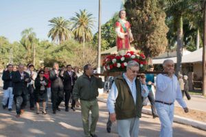 El gobernador Morales acompañado de funcionarios provinciales participaron de las patronales de Calilegua.