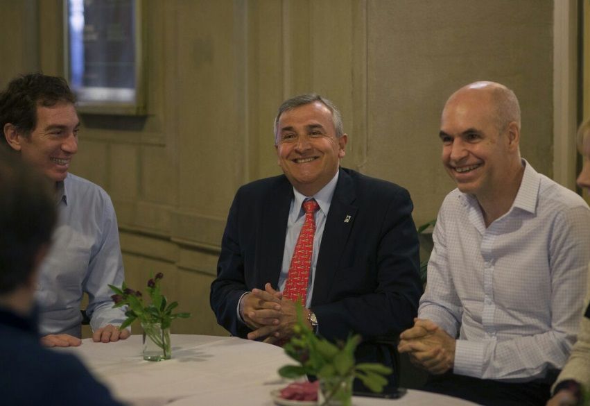 Gobernador Morales y Jefe de Gobierno Larreta
