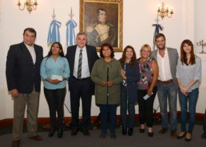 Gerardo Morales junto a la diputada nacional Alejandra Martinez encabezaron la entrega de beneficios a asociaciones civiles 