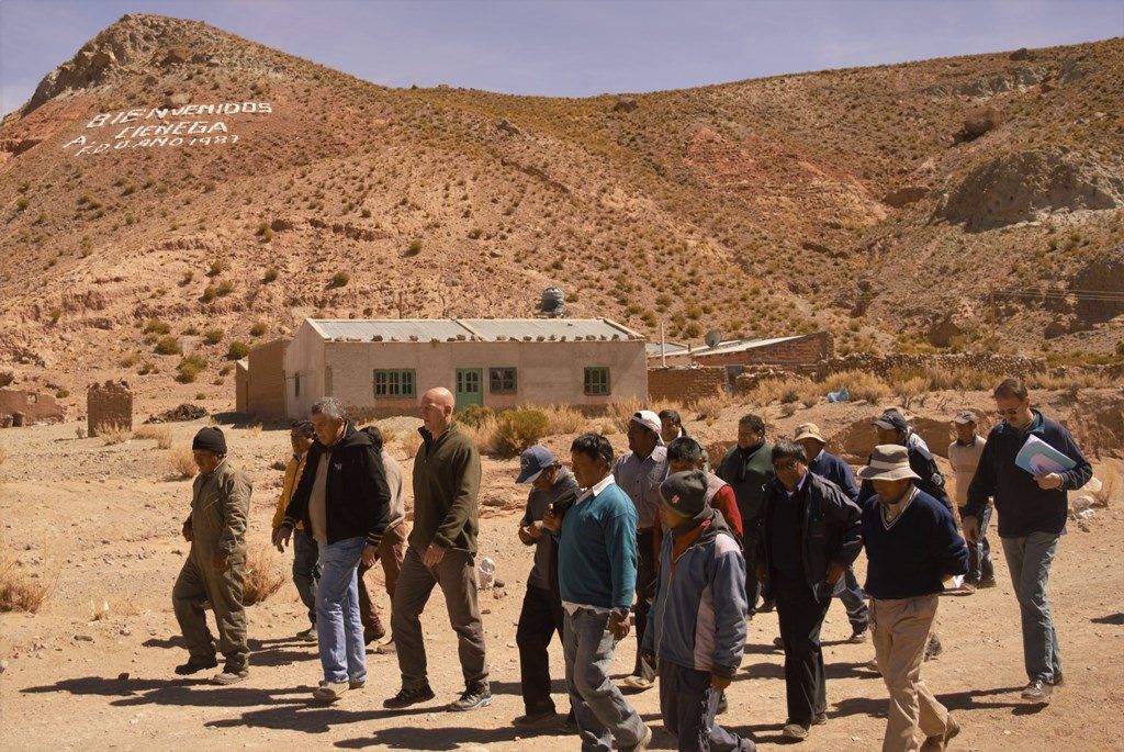 Funcionarios recorrieron diversas localidades de la Puna.
