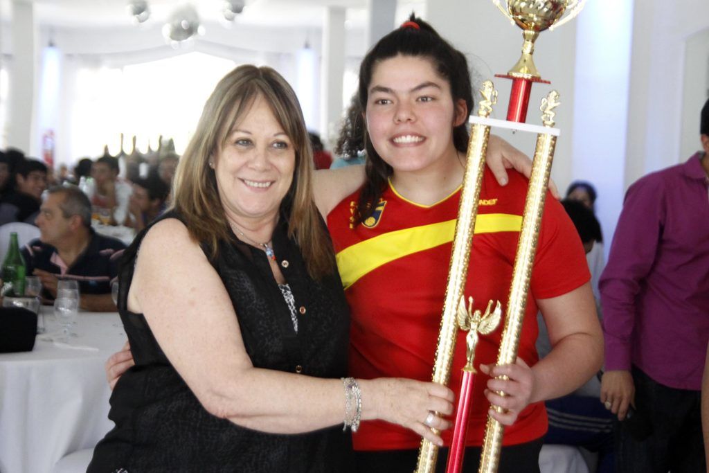 La Ministra Ada Galfré encabezó el encuentro con los jóvenes deportistas