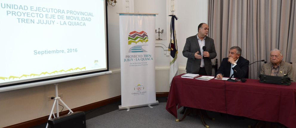 El secretario de Gestión de la Gobernación cargo del proyecto Jujuy-La Quiaca, Pablo Rodríguez planteo los puntos que se avanzaron.