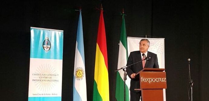 Morales en la ExpoCruz 2016.