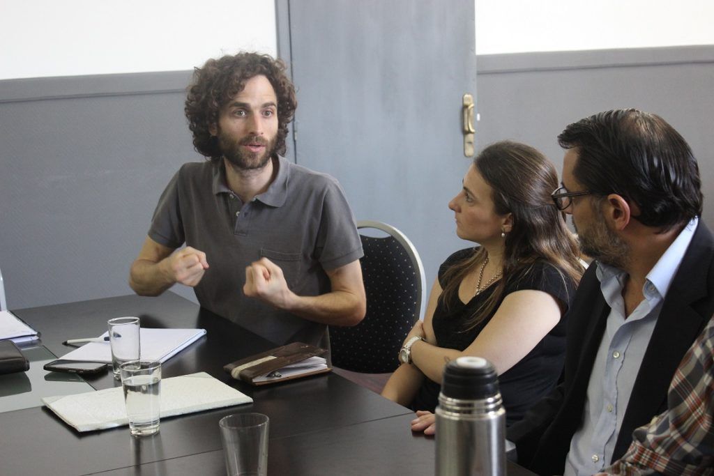 Francisco García, de GIRSU Nación, exponiendo los aspectos necesarios a considerar para una correcta gestión entre provincia y municipios.