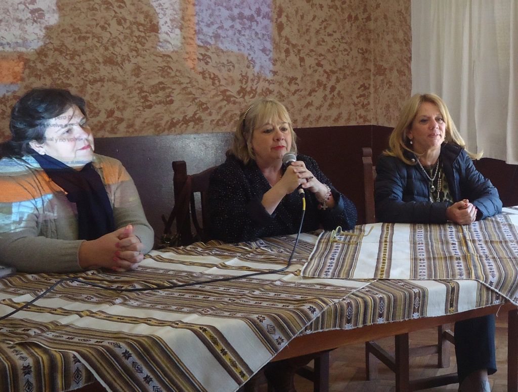 La apertura de la capacitación estuvo a cargo de la secretaria de Gestión Educativa, Aurora Brajcich.
