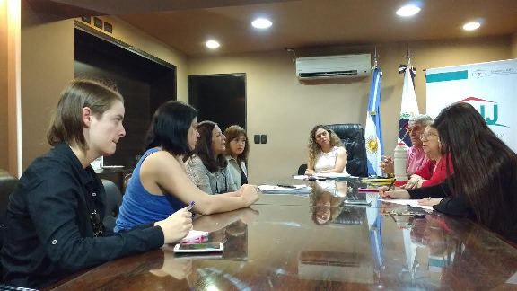 La Vocal Técnica IVUJ junto a representantes del Programa “Libros y Casas” del Ministerio de Cultura de la Nación. 