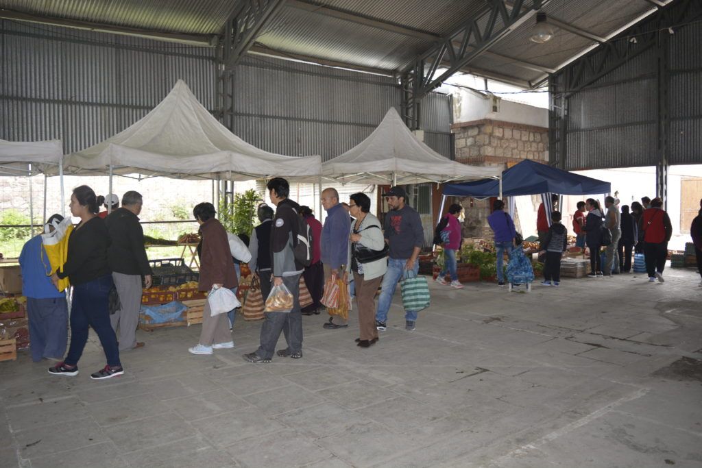 Vecinos de San Salvador, pudieron acceder a frutas y verduras de la mano del productor. 
