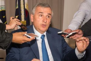 Gerardo Morales se reunió con periodistas para informar los logros obtenidos en su viaje a China