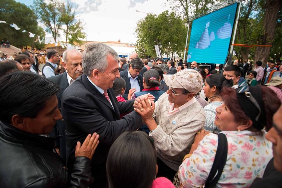El Gobernador,Gerardo Morales junto a vecinos de La Quiaca