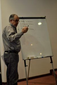 capacitando a operadores del Sistema Penal Juvenil. La instrucción estuvo a cargo del Lic. Juan Manuel Grima,