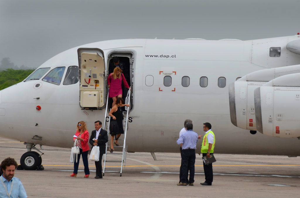 Primer aterrizaje de Aerovias DAP a la Provincia de Jujuy