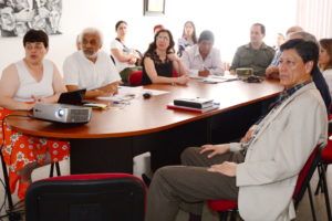 El Secretario de Cultura, Aldana encabezó la última reunión junto al Director Provincial de Patrimonio, Rodriguez, 