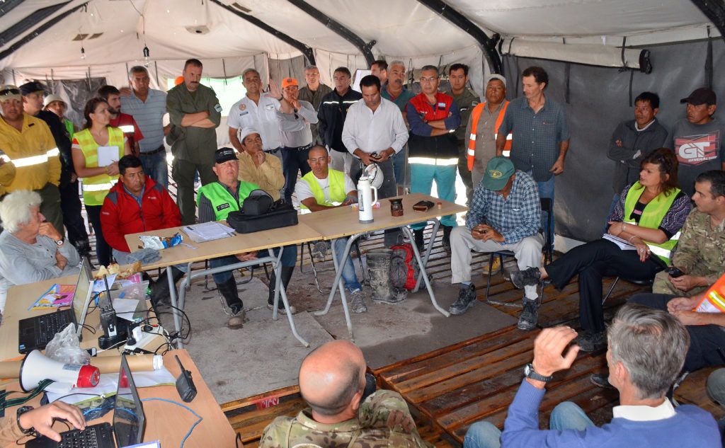 Reunión comité de emergencia en Volcan