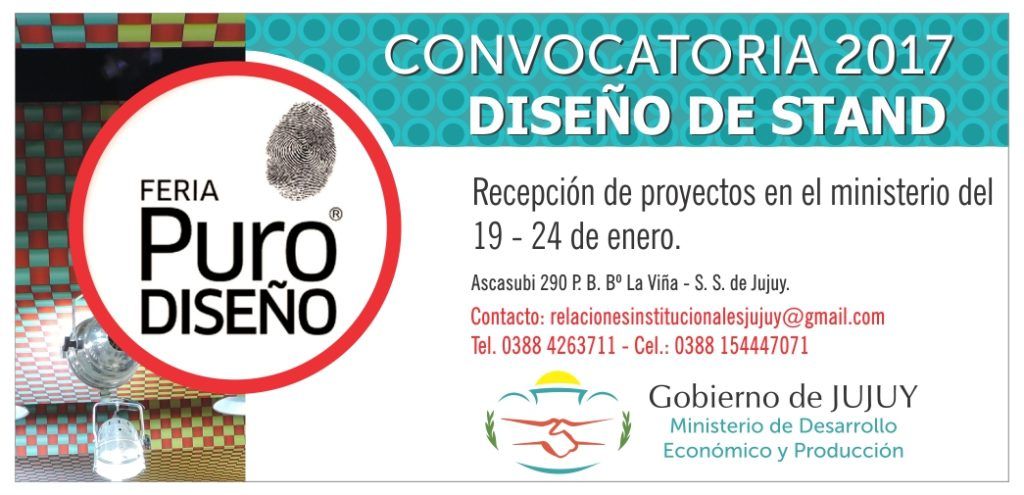 Convocan a diseñadores locales a presentar proyectos del stand de Puro Diseño 2017
