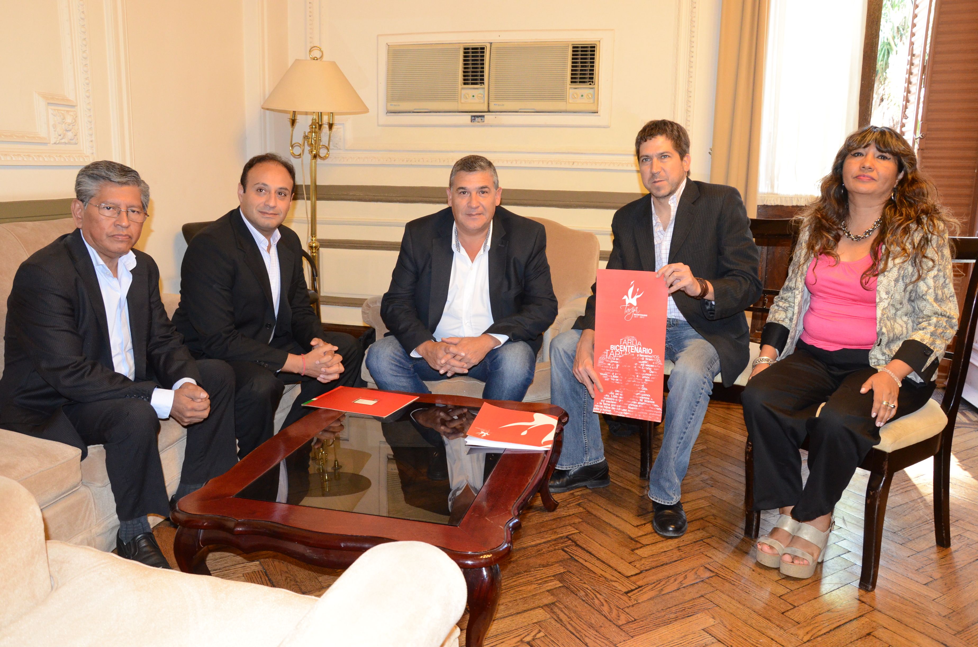 150217 Delegacion de Tarija con Sec Gobernacion Sr Sergio Morales