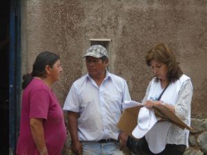 Equipos tecnicos recorren zonas afectadas por el temporal en Quebrada