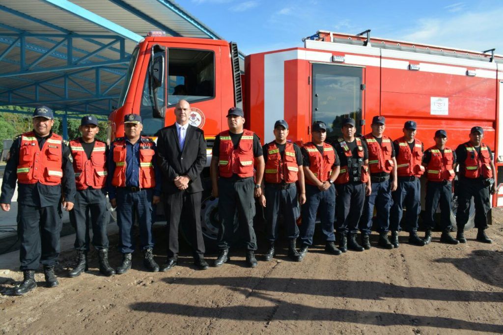 Ministro Meyer participó del acto en San Pedro