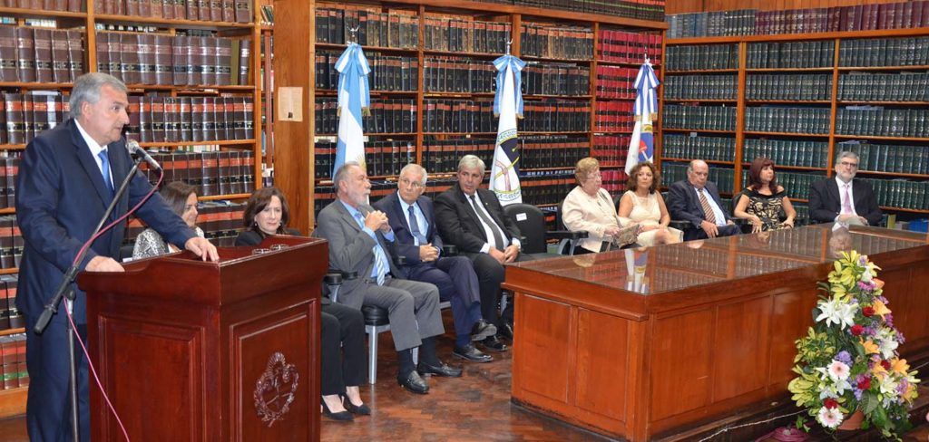 Gobernador Morales dio inicio al año judicial.