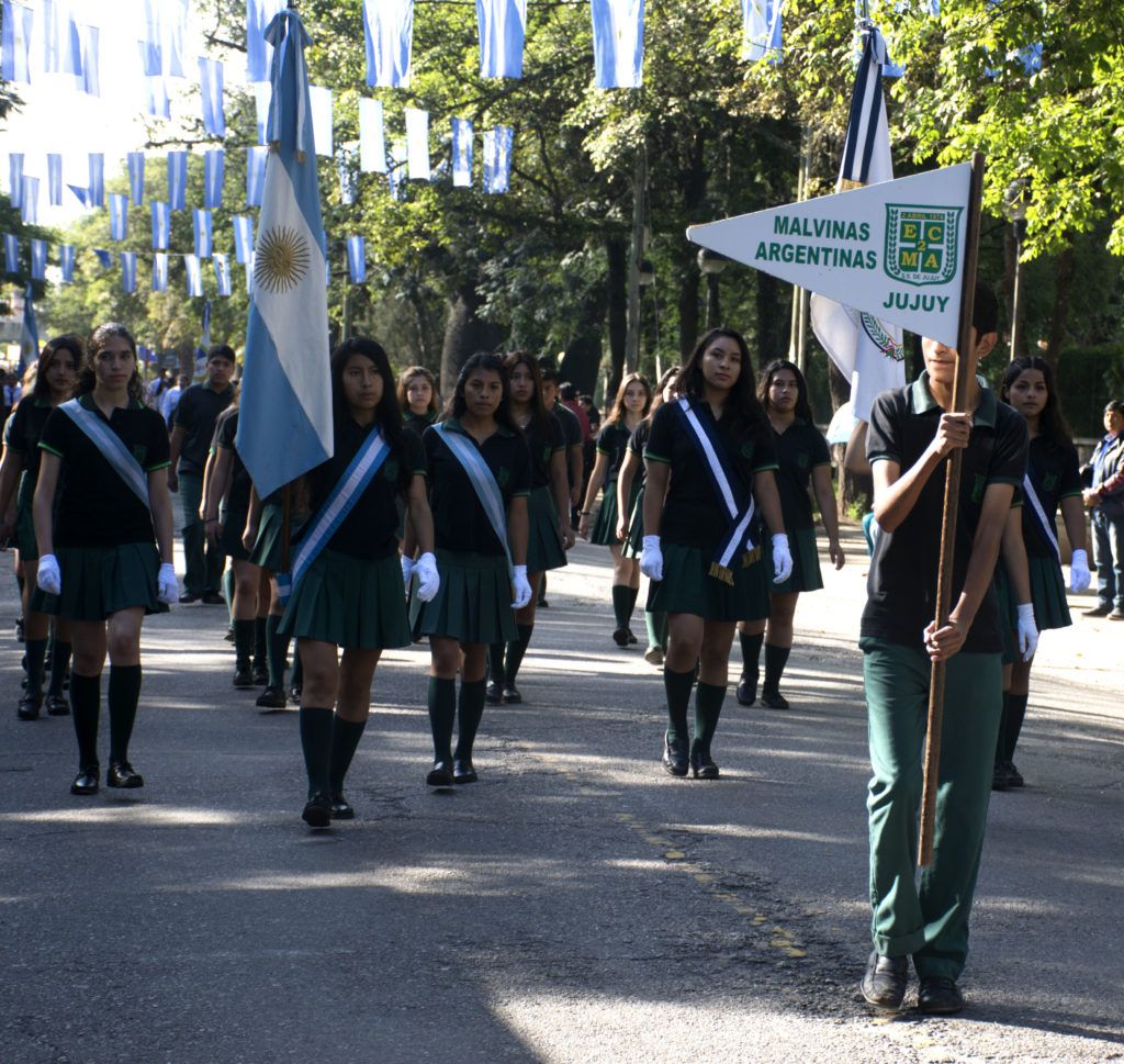 Las escuelas se hicieron presentes para la ocasión
