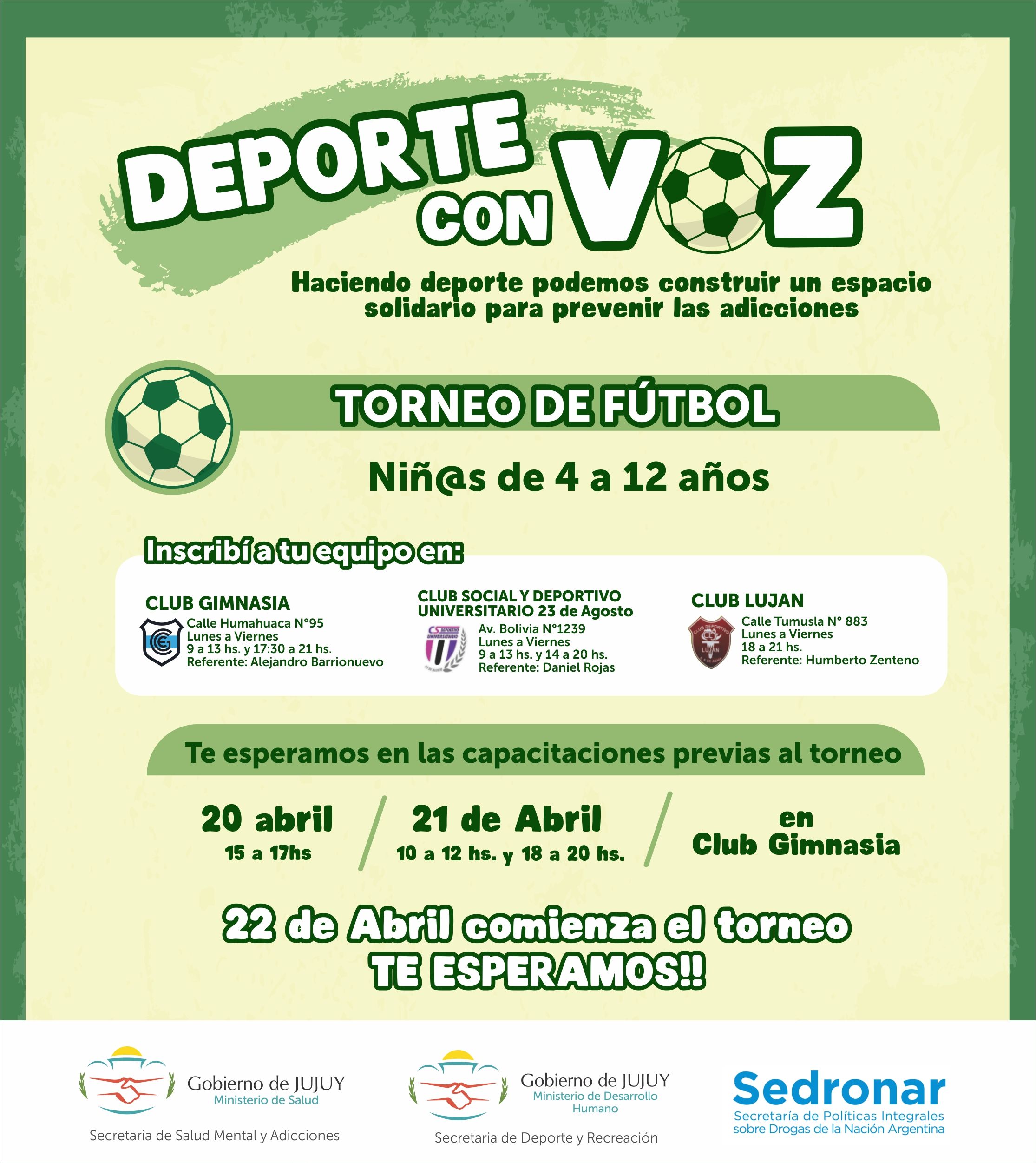 flyer torneo de futbol