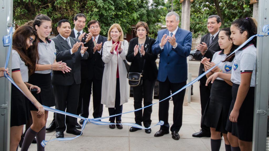Gerardo Morales inauguró la Escuela Nº47 en Libertador Gral. San Martin
