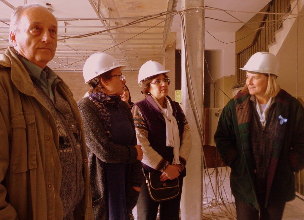 La ministra de Educación, Isolda Calsina, recorrió las obras del Instituto de Datación y Arqueometría, en Palpalá.