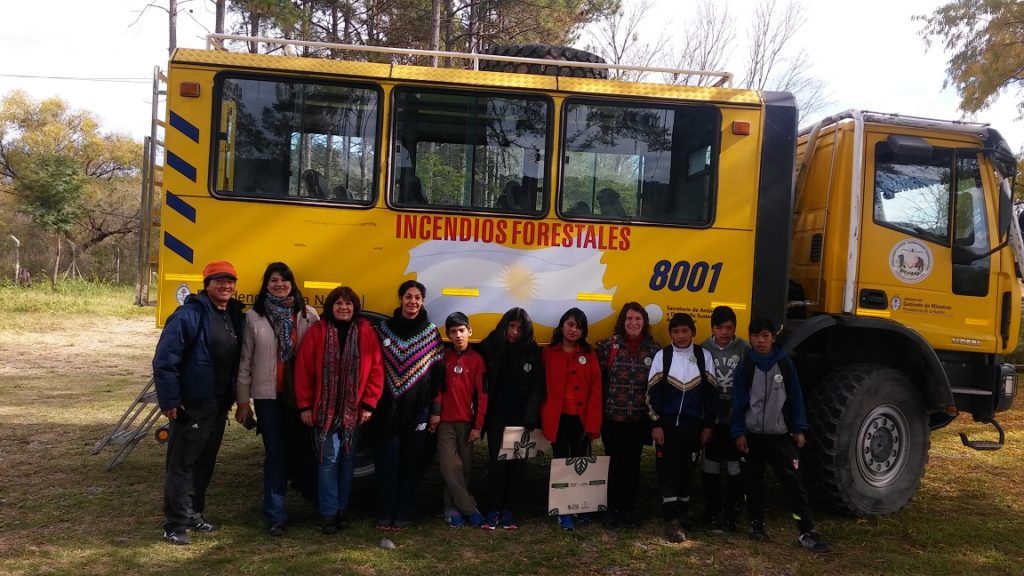 Viaje de estudios y recorrido ambiental de alumnos y alumnas de Paso de Jama.