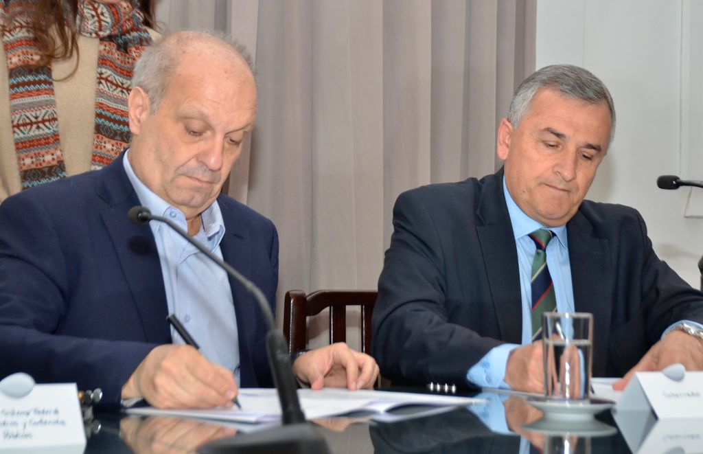 El Gobernador Gerardo Morales y Hernan Lombardi firman convenio por Tecnopolis 