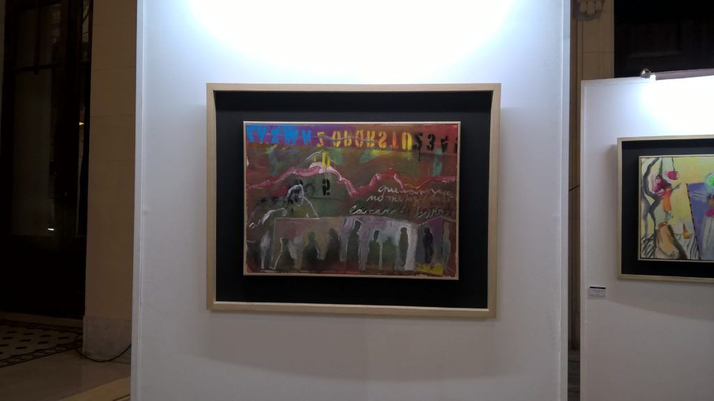 Una de las obras que forman parte de la exposición.