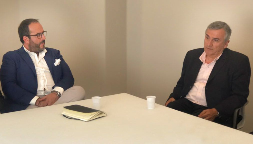 Gerardo Morales junto a Andrea Civitillo, principal directivo de SERI GROUP, en Italia.