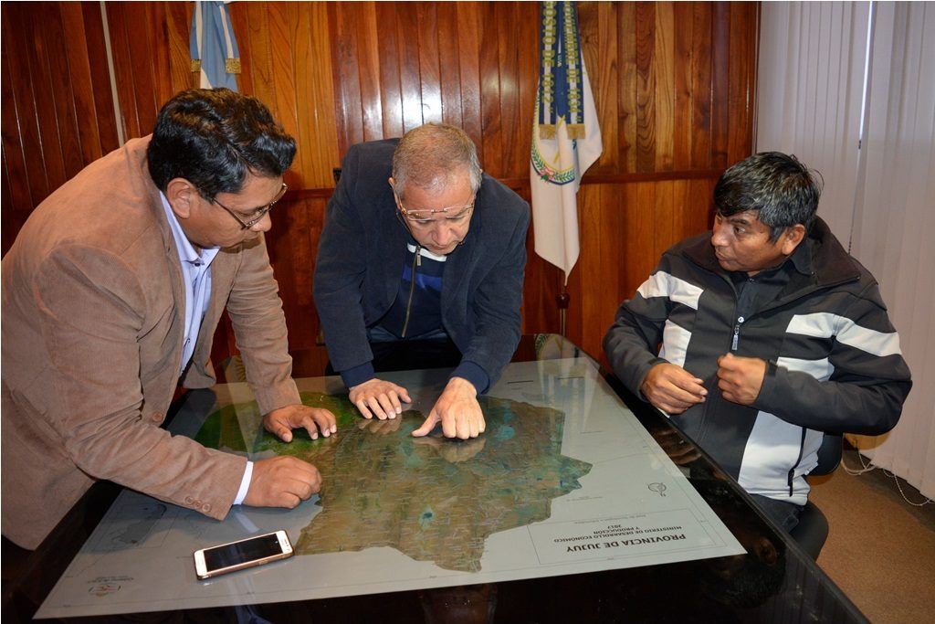 Ministro Abud, secretario Pérez y comisionado Puca ultiman detalles del proyecto