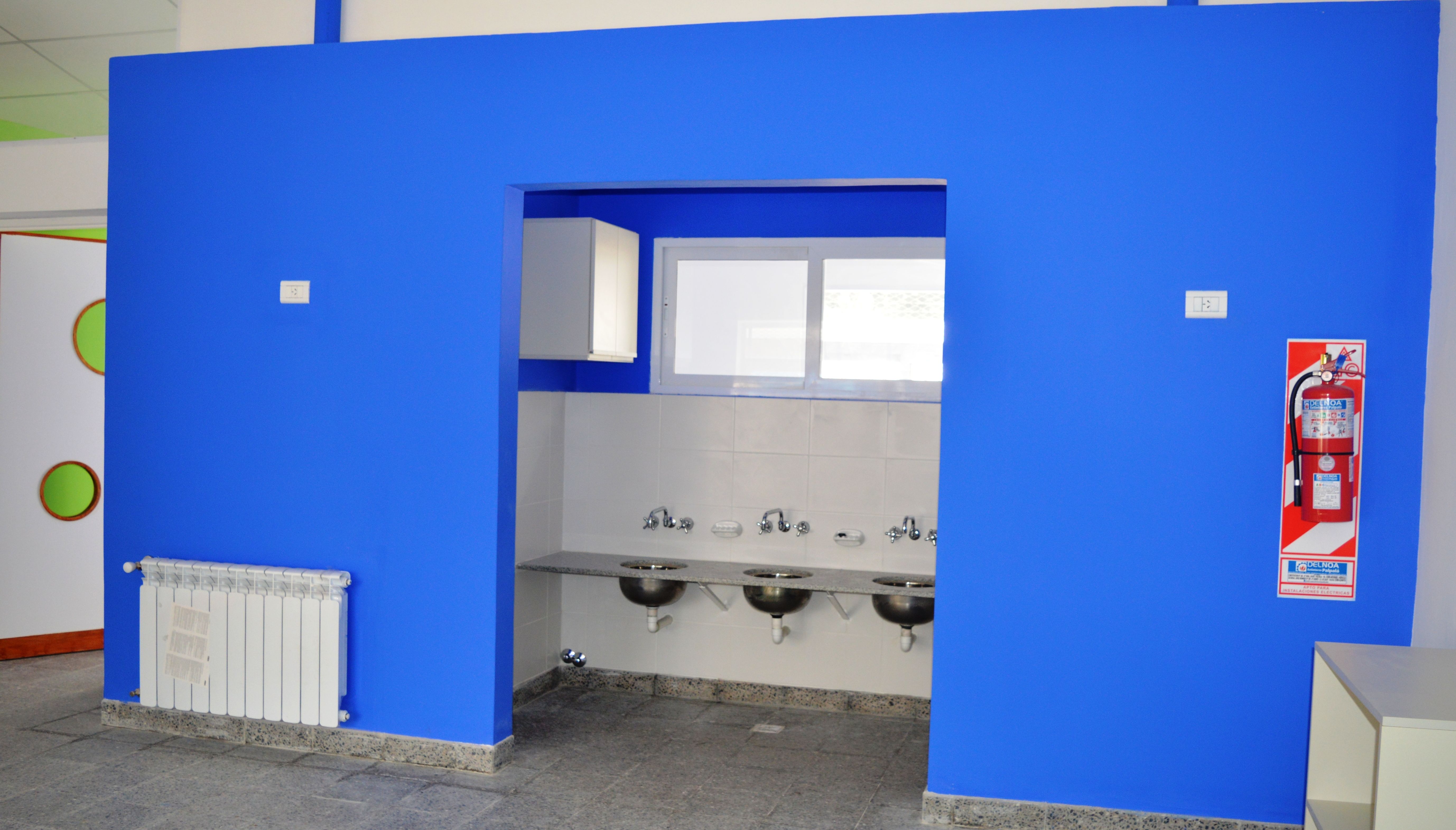 Sector de baños infantiles del Jardín de Palpalá