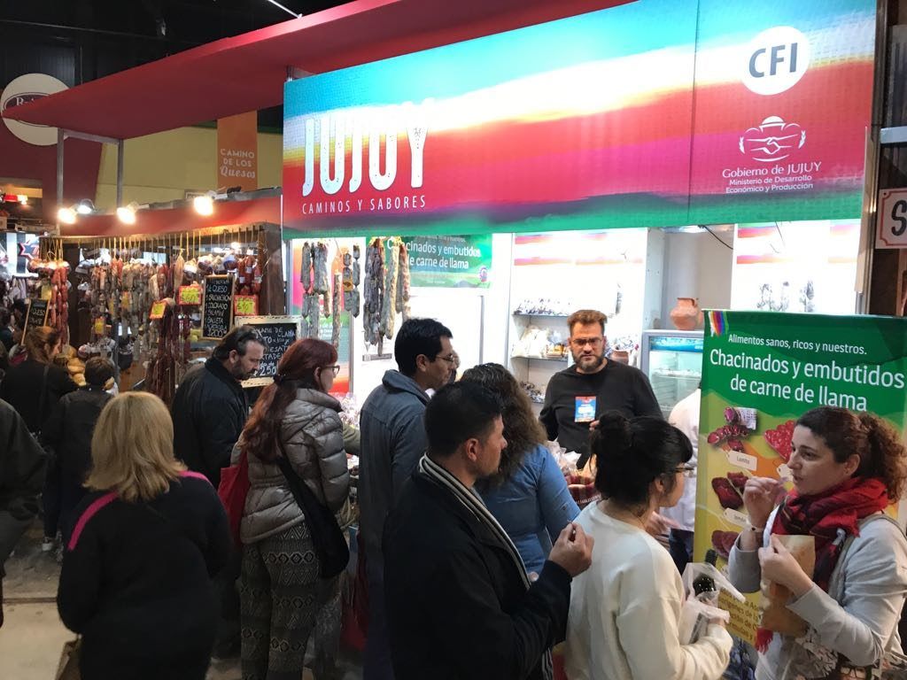 La Red Puna presente en la feria.