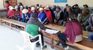 La Secretaría de Ordenamiento Territorial regresó a Santa Ana para continuar con los relevamientos que permtirán la planificación participativa de los módulos sociales de Jujuy Hábitat.