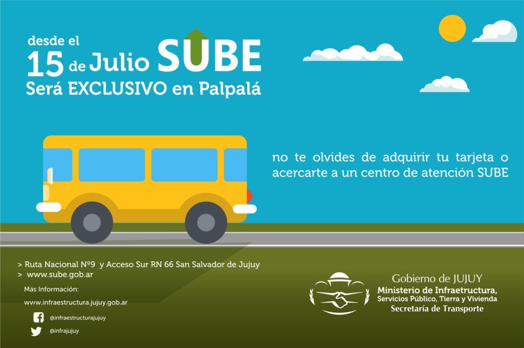 sube - palpala