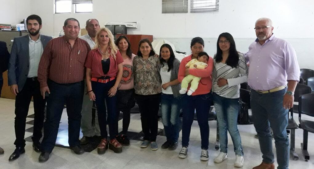 Autoridades y equipos de Ordenamiento Territorial y Vivienda celebraron junto a familias pre adjudicatarias.