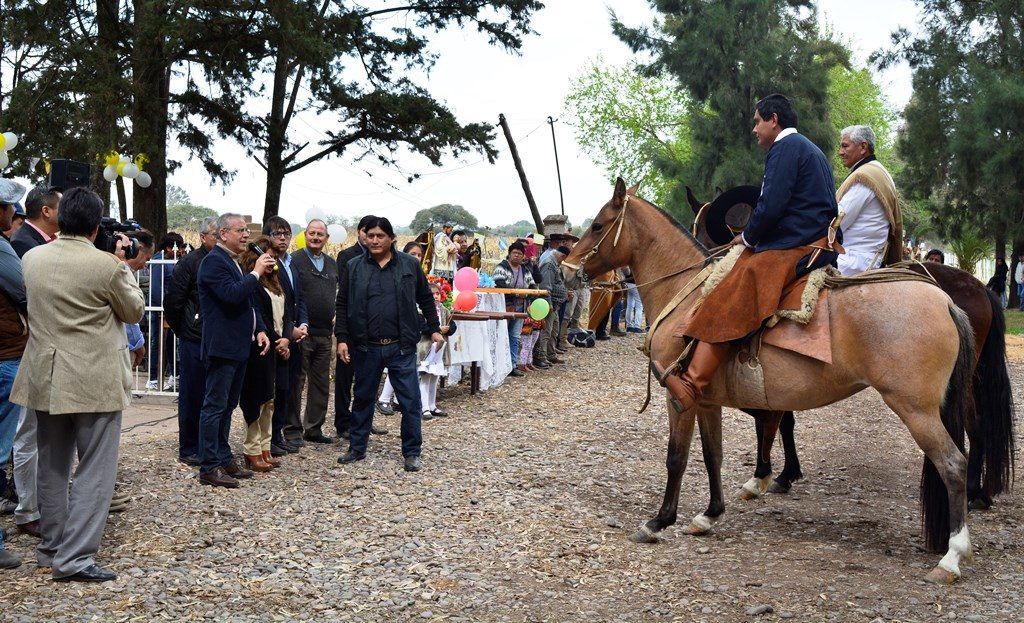 Ministro Abud Robles participó de las honras a San Roque en Finca El Pongo.