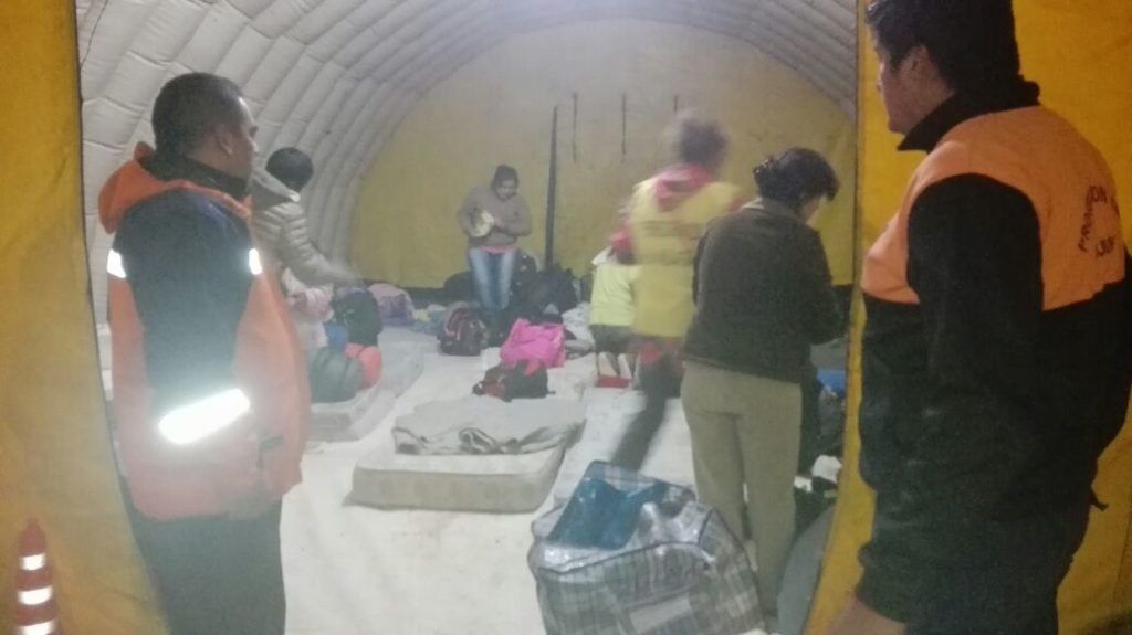 Se brinda todo tipo de asistencia a los peregrinos.