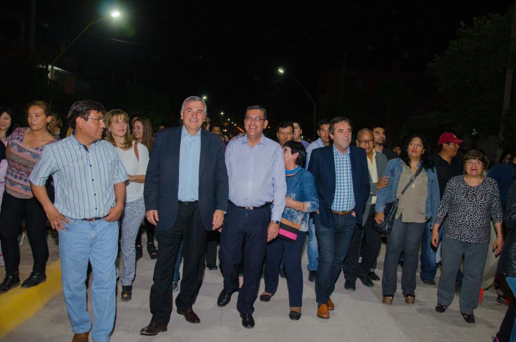 Gobernador Morales e Intendente Jayat, encabezaron acto de inauguración de obras.