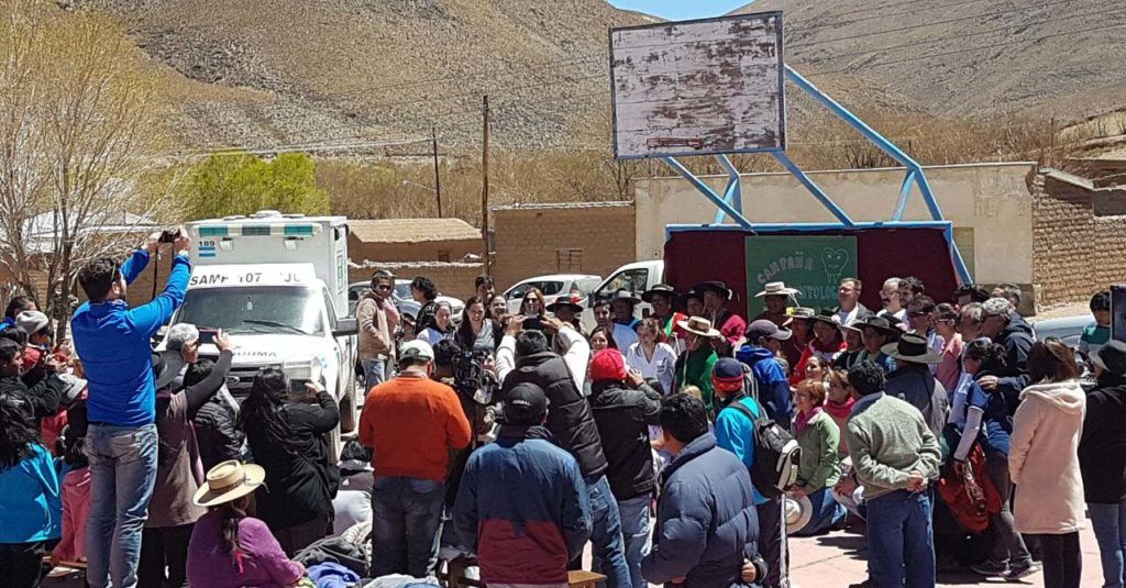 La campaña llegó a las localidades jujeñas de Cianzo, Palca de Aparzo y Varas del Departamento Humahuaca.
