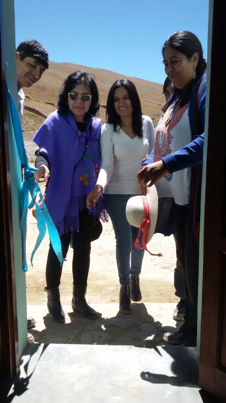 Inaugurando la Oficina de Comuneros