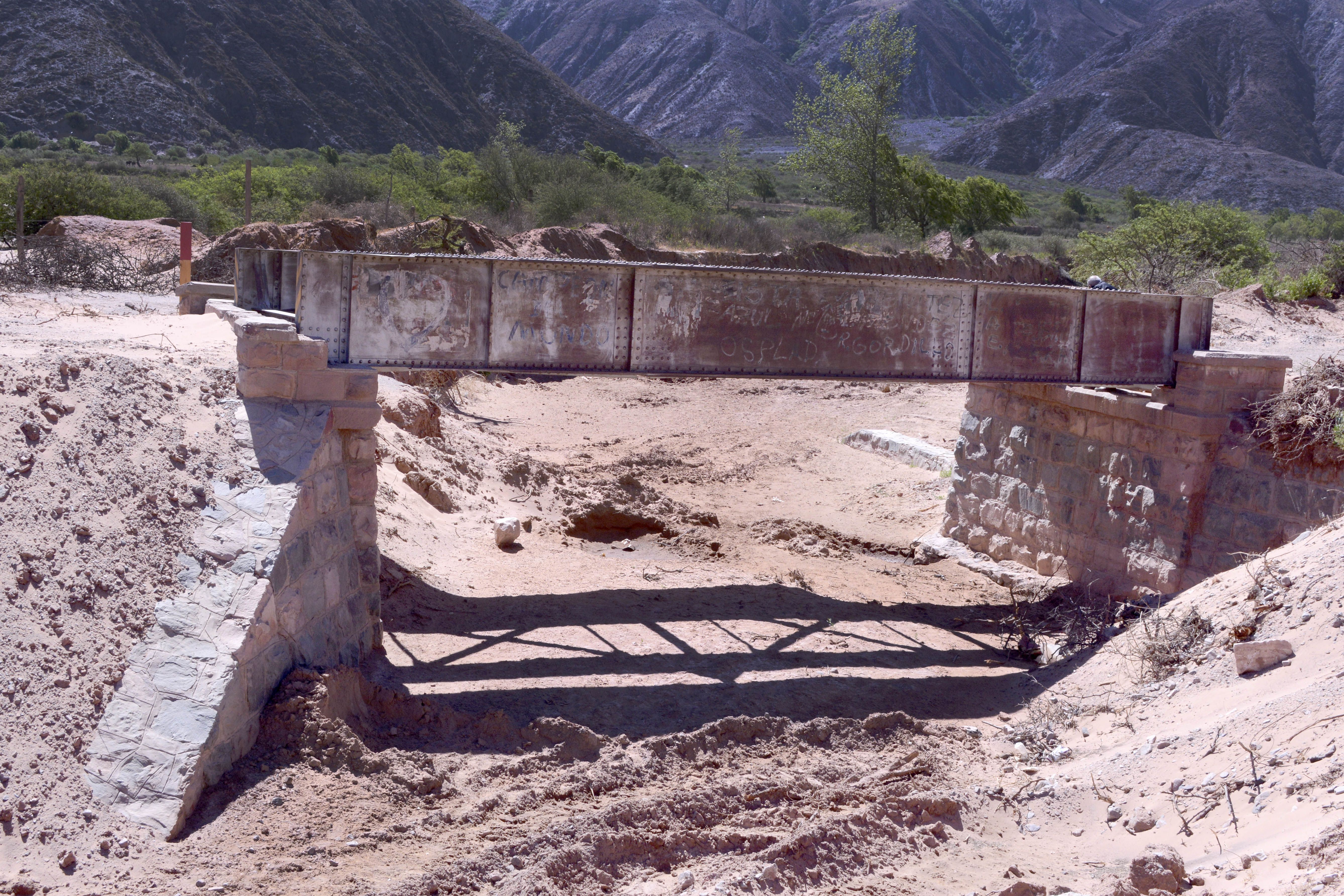 trabajos de evaluación técnica de puentes ferroviarios