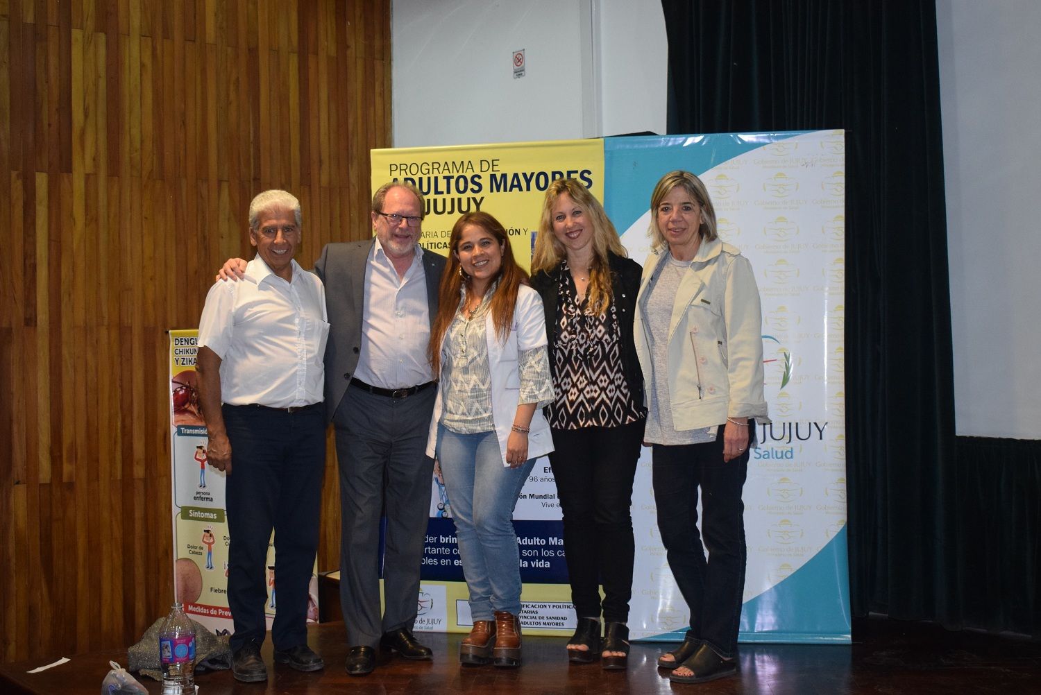 Autoridades Provinciales y nacionales del Programa de Adultos Mayores