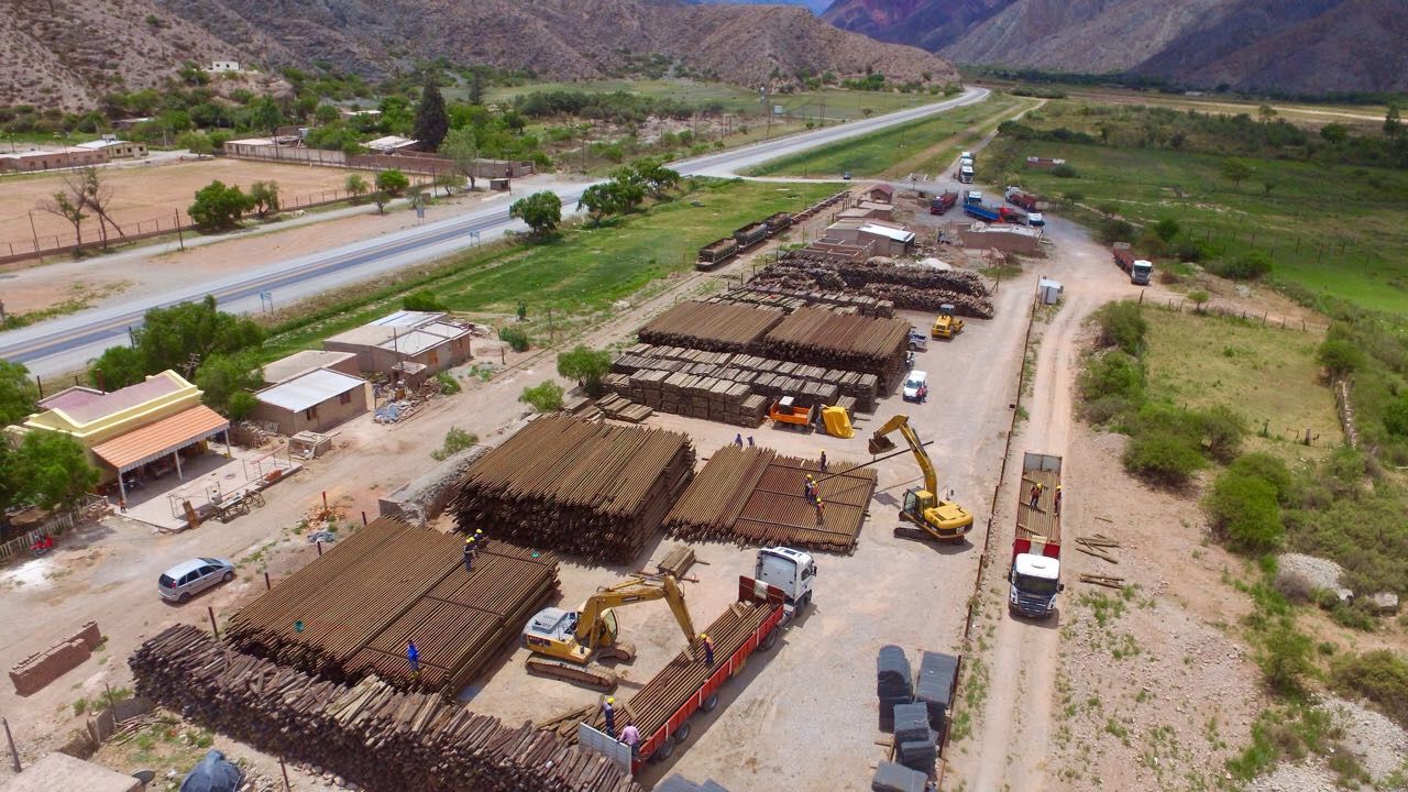 Recepción Rieles y Durmientes- Tren Jujuy La Quiaca