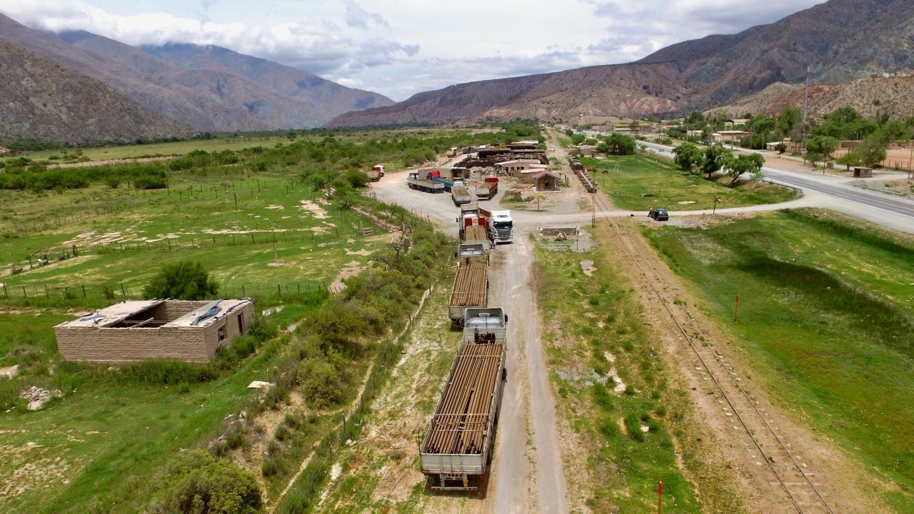 Recepción Rieles y Durmientes- Tren Jujuy La Quiaca