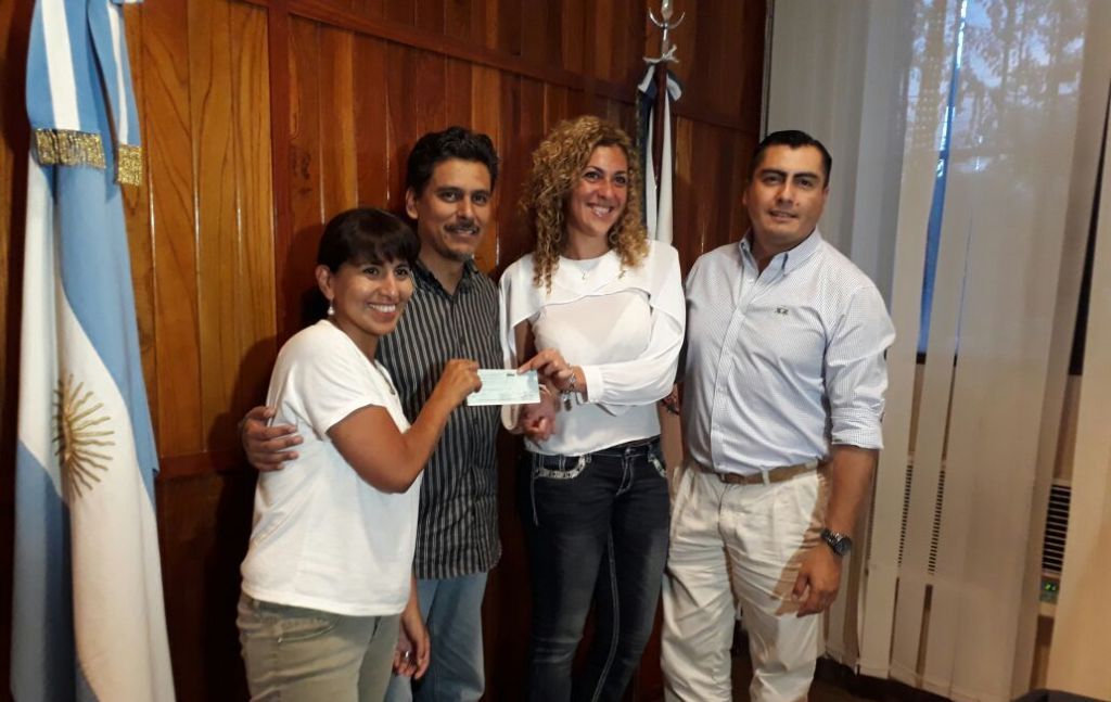 Claudia Lamas y equipo recibió crédito ministerial