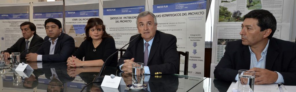 En el Salón Blanco de la Casa de Gobierno se realizó la presentación del "Parque Natural de Los Diques".